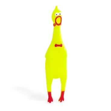 Brinquedo-Mordedor-Frango-Roco-Seven-Toys-Amarelo