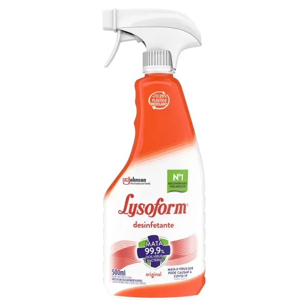 Desinfetante Lysoform Original Spray 500 ml