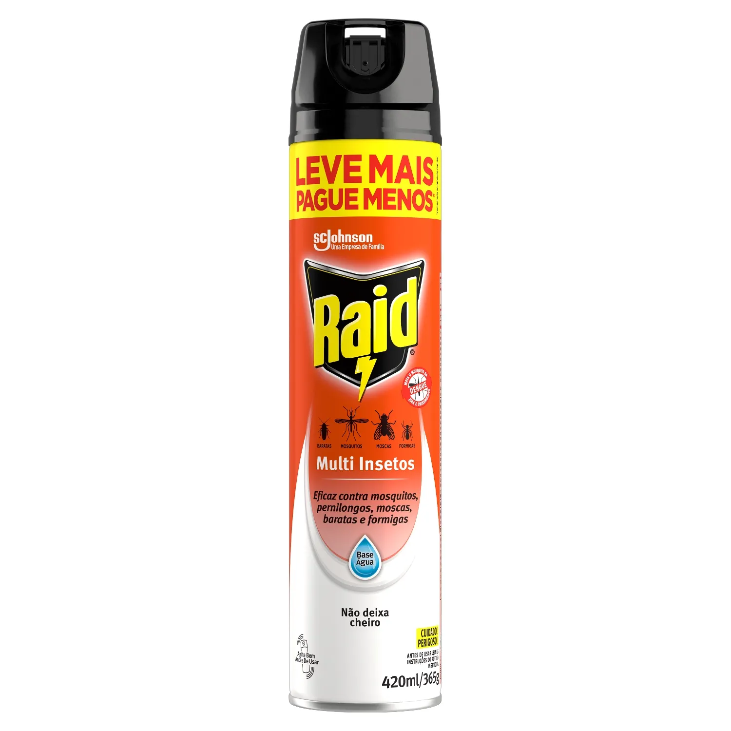 Inseticida-Raid-Aerossol-Multi-Base-Agua-Leve-Mais-Pague-Menos