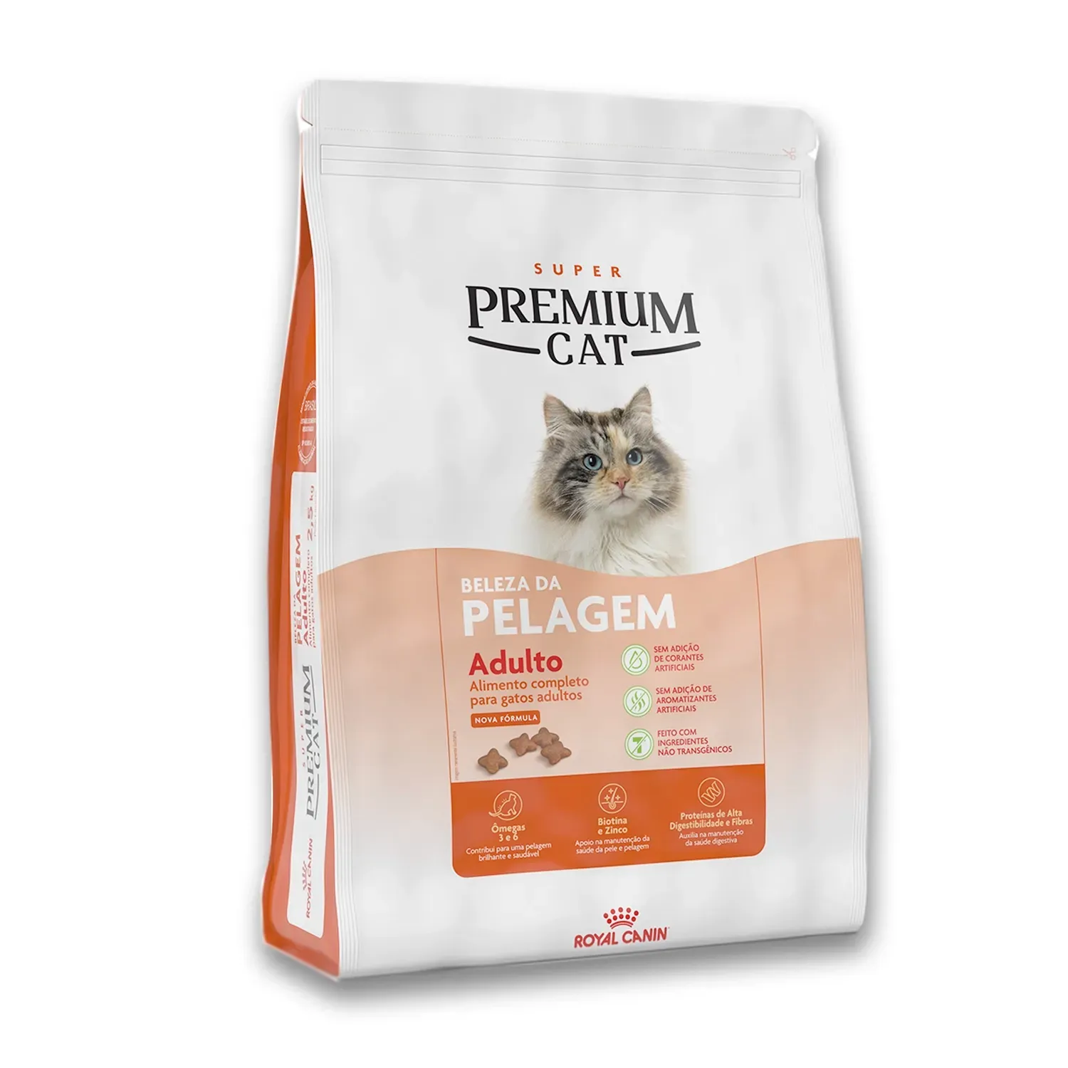 Ração Royal Canin Super Premium Cat Beleza da Pelagem para Gatos Adultos