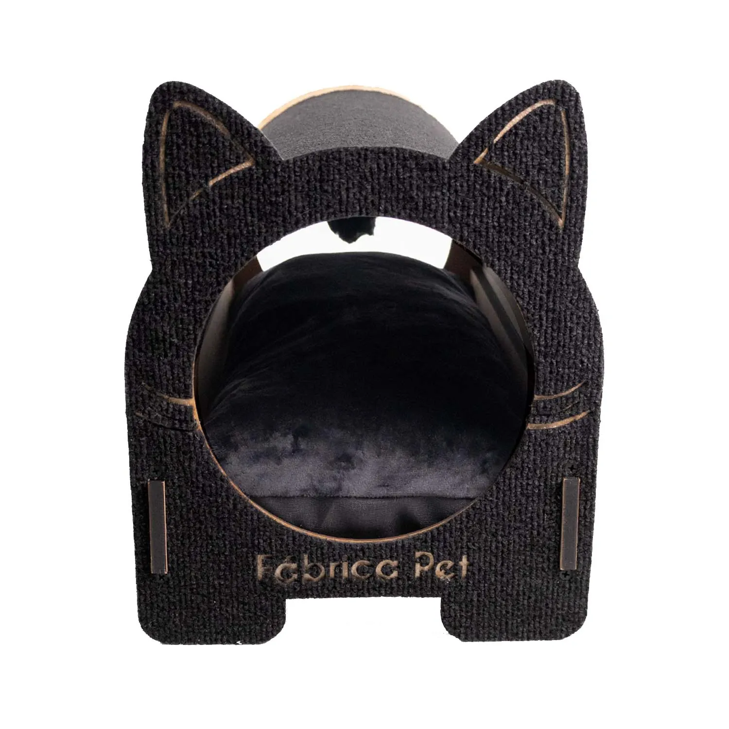 Arranhador Cama Iglu Fábrica Pet Preto