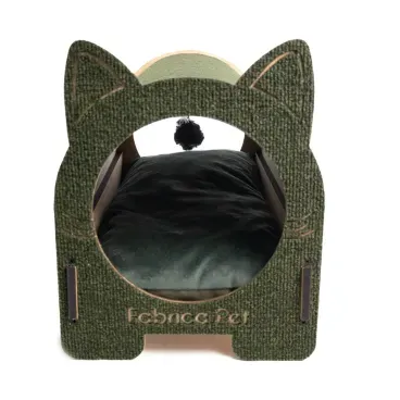 Arranhador-Cama-Iglu-Fabrica-Pet-Verde
