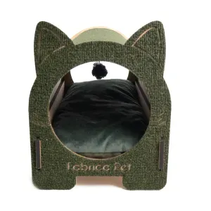 Arranhador Cama Iglu Fábrica Pet Verde - Único