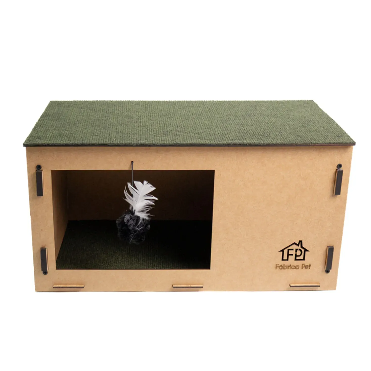 Arranhador Cat Box Fábrica Pet Verde