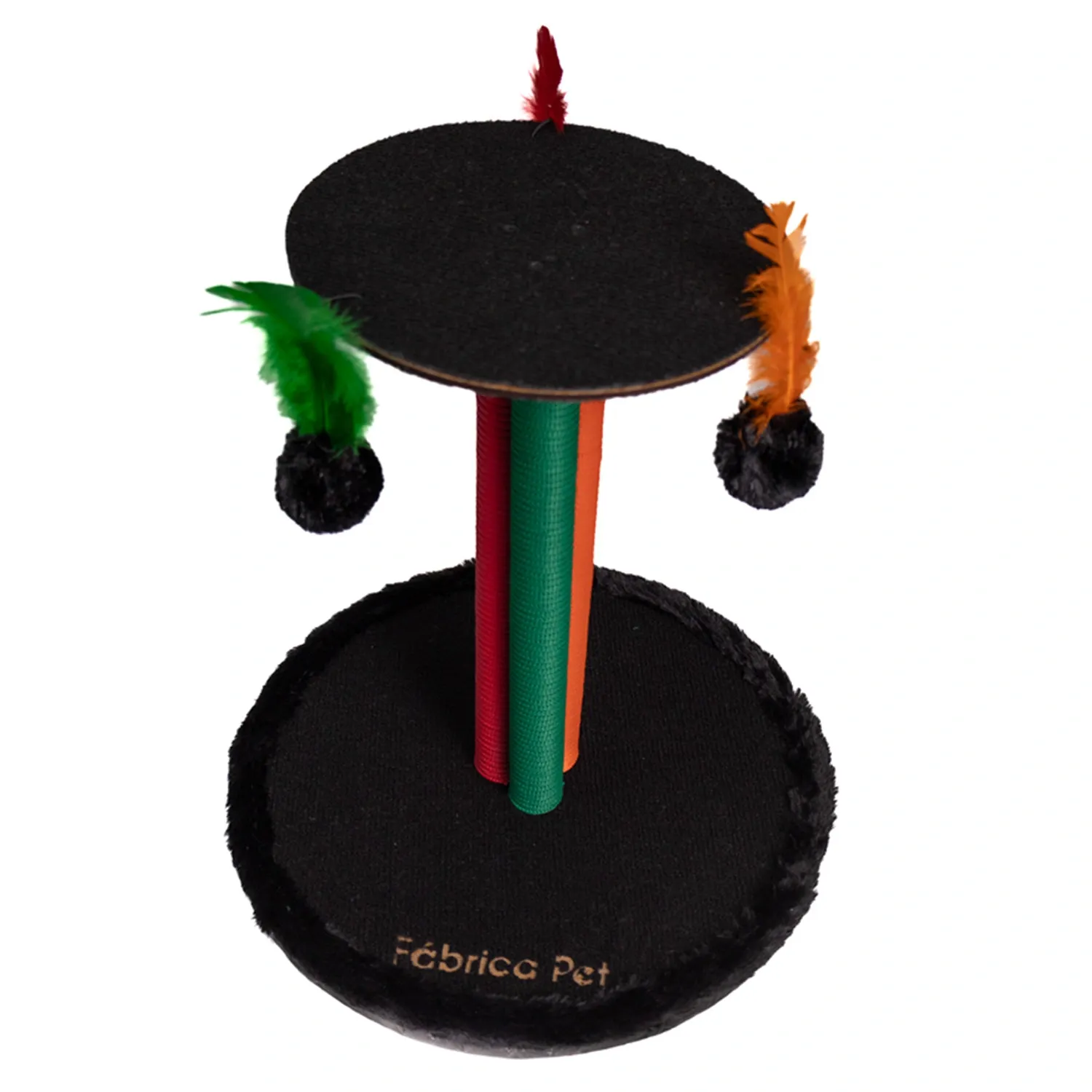 Arranhador Torre Tripla Fábrica Pet Preto