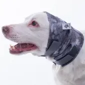 Protetor para Ouvidos Oto Calm Protector para Cães Pet Med Cinza