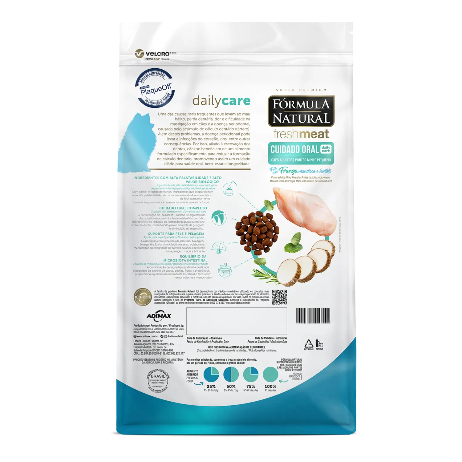 4-Racao-Formula-Natural-Fresh-Meat-Cuidado-Oral-Caes-Adultos-Portes-Mini-e-Pequeno-Frango-10.1kg