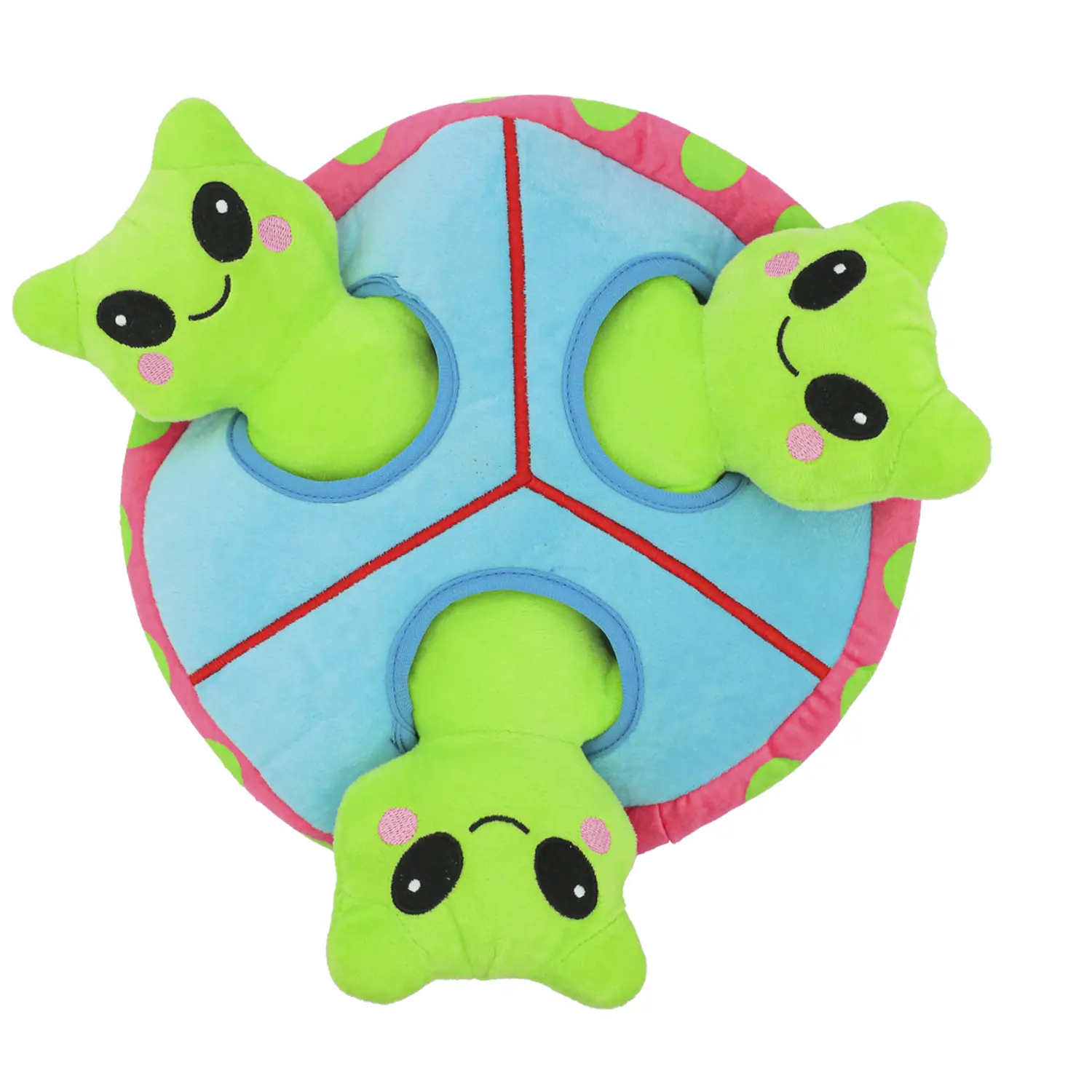 Mordedor Pelúcia Galaxia Nave com 3 Aliens Jambo