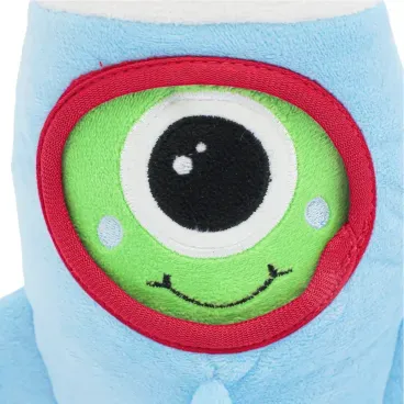 Mordedor-Pelucia-Galaxia-Foguete-com-Alien-Jambo-Azul-detalhes-do-alien-dentro-do-foguete