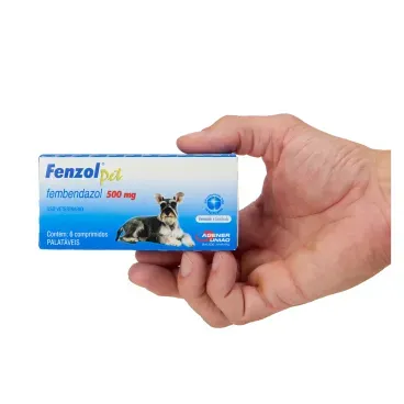 4-Vermifugo Fenzol Pet 500mg para Caes 6 comrprimidos