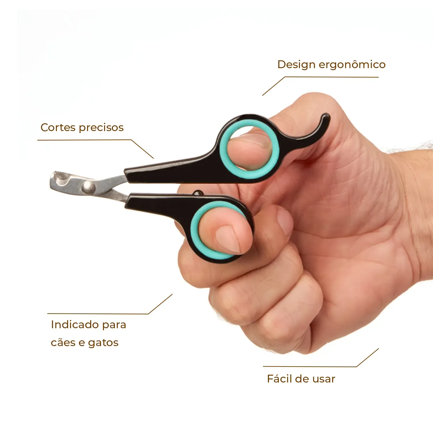 Tesoura Pequena para Unhas MyHug Tesoura Pequena para Unhas MyHug