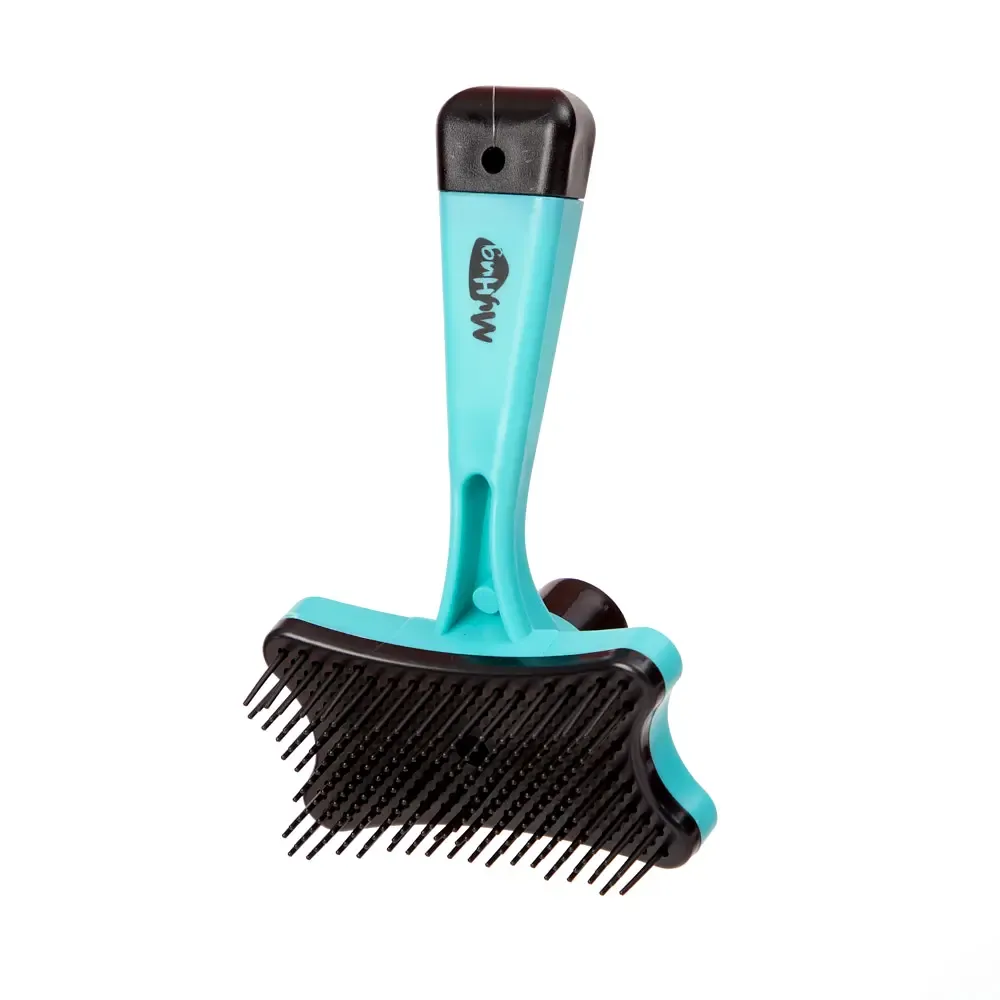 Rasqueadeira Plástica Cães e Gatos MyHug