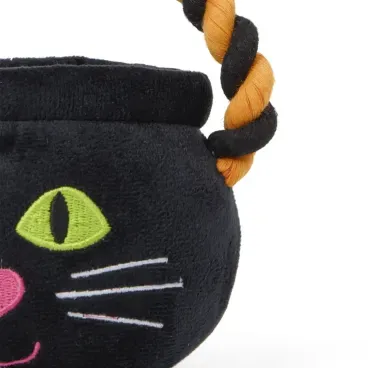 Brinquedo-Pelucia-Caldeirao-Gato-Preto-Savana-detalhes