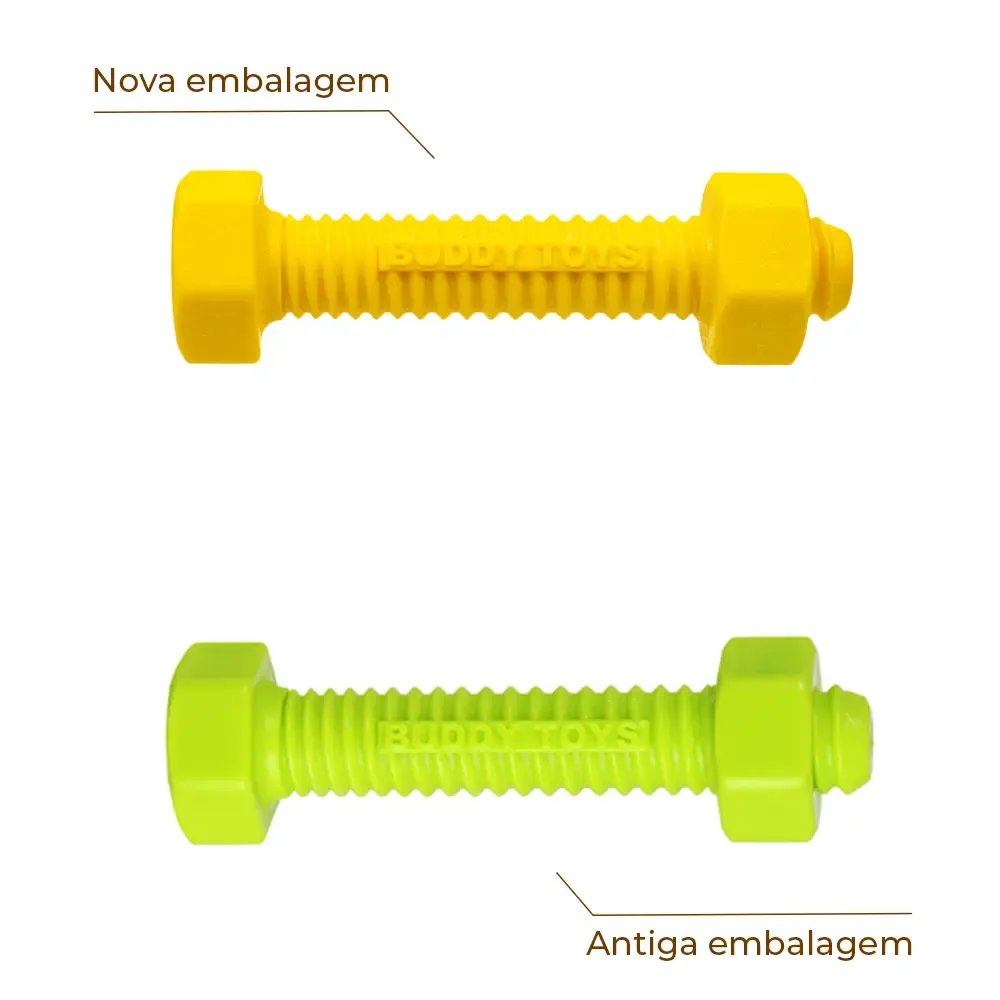 Brinquedo Mordedor Parafuso Nylon Buddy Toys
