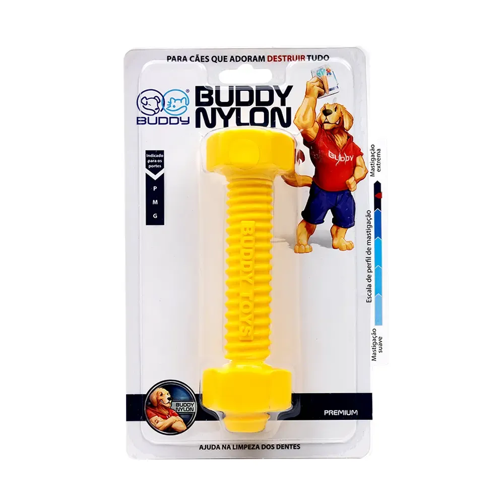 Brinquedo Mordedor Parafuso Nylon Buddy Toys