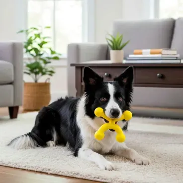 Brinquedo-Boneco-Nylon-Buddy-Toys-Unico-foto-do-brinquedo-com-um-cachorro