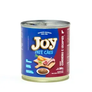 Ração Úmida Joy Patê para Cães Adultos Cordeiro e Legumes - 280 g