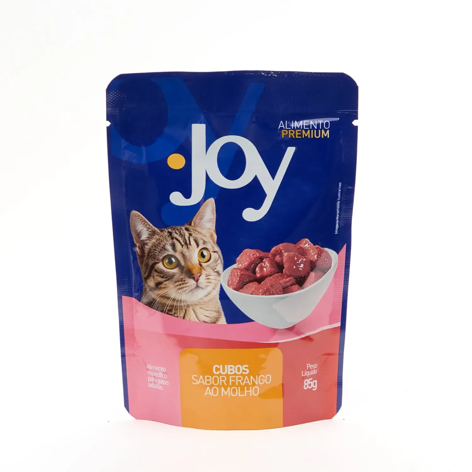 Ração Úmida Joy Gatos Adultos Frango ao Molho