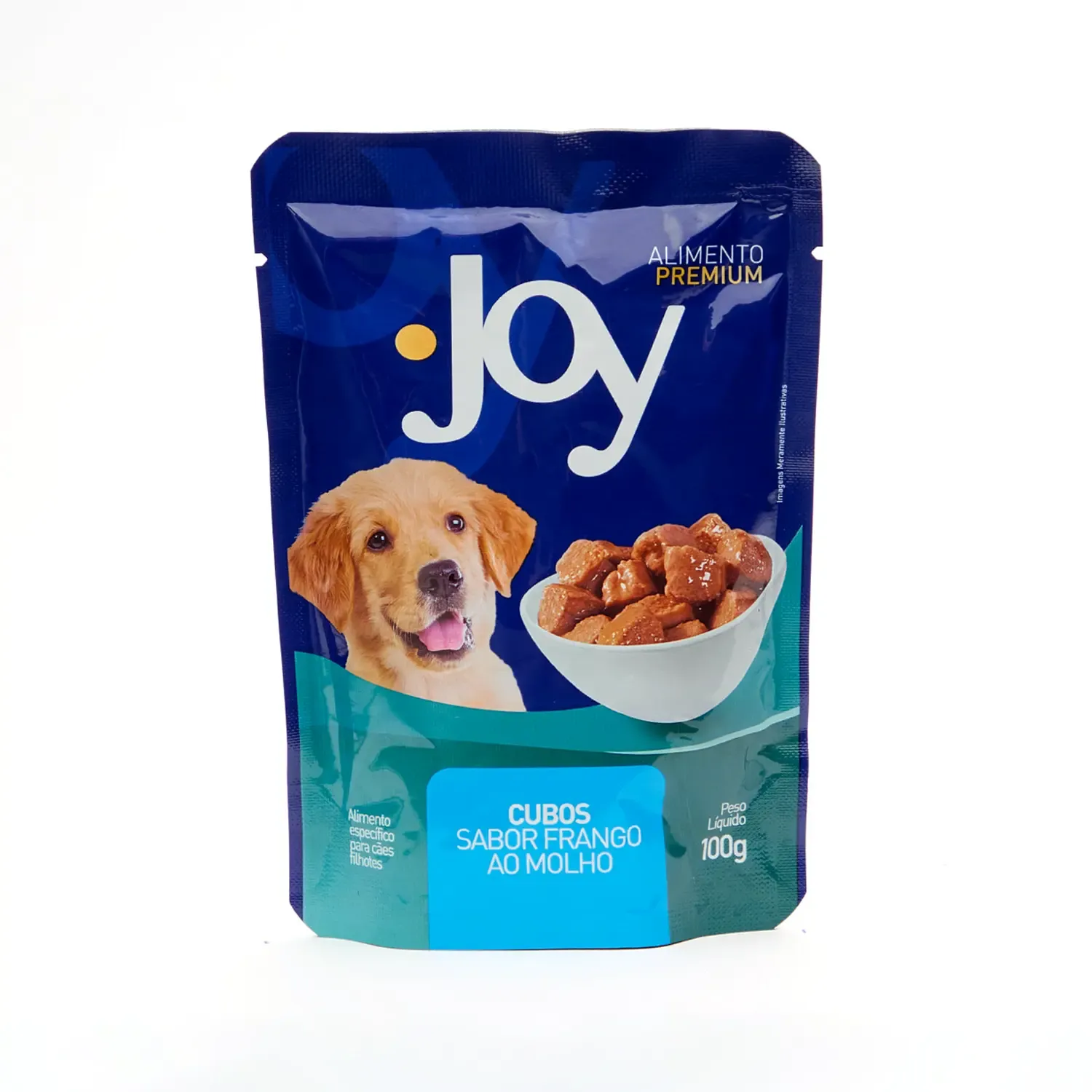 Ração Úmida Joy Cães Filhotes Frango ao Molho