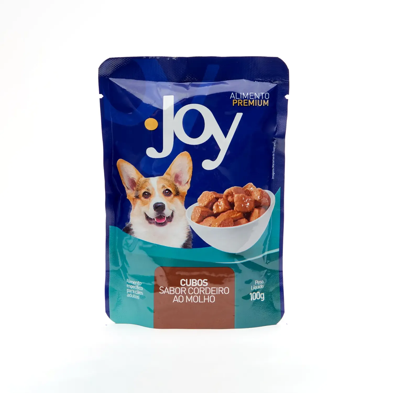 Ração Úmida Joy Cães Adultos Cordeiro ao Molho