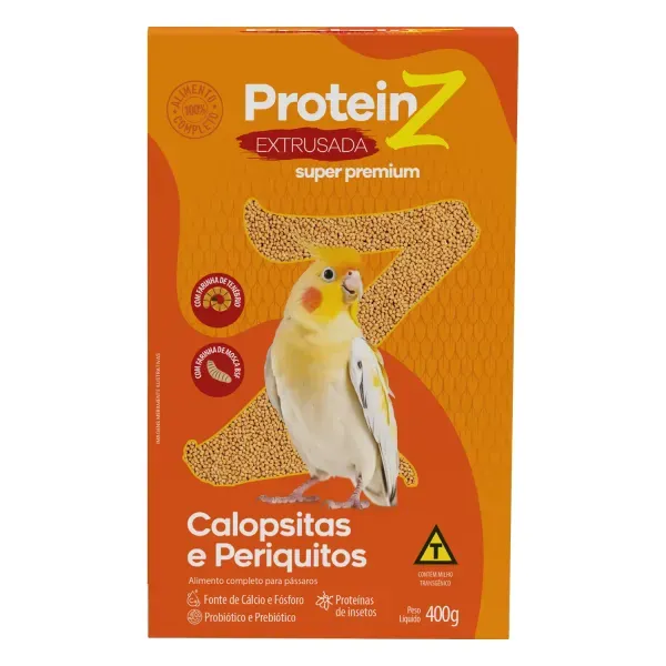 Ração Extrusada para Calopsita e Periquitos Zootekna 400 g