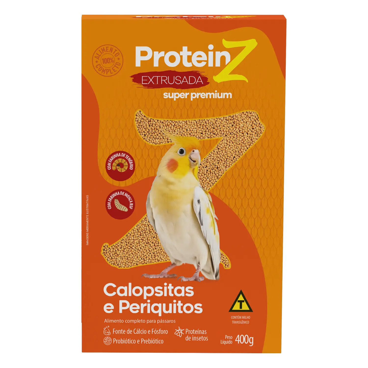 Ração Extrusada para Calopsita e Periquitos Zootekna