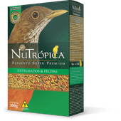 Ração Nutrópica para Sabiá e Pássaro Preto