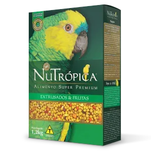 Ração Nutrópica para Papagaios com Frutas