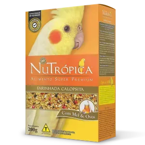 Farinhada Nutrópica para Calopsita à Base de Mel e Ovos