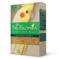 Ração Nutrópica Extrusado Natural para Calopsitas