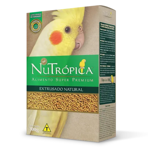 Ração Nutrópica Extrusado Natural para Calopsitas 300 g