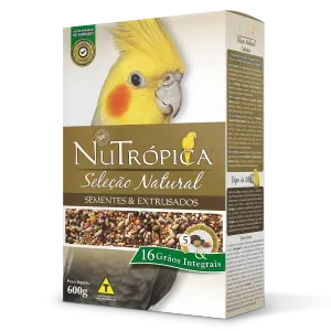 Ração Nutrópica Sementes e Extrusados Natural para Calopsitas