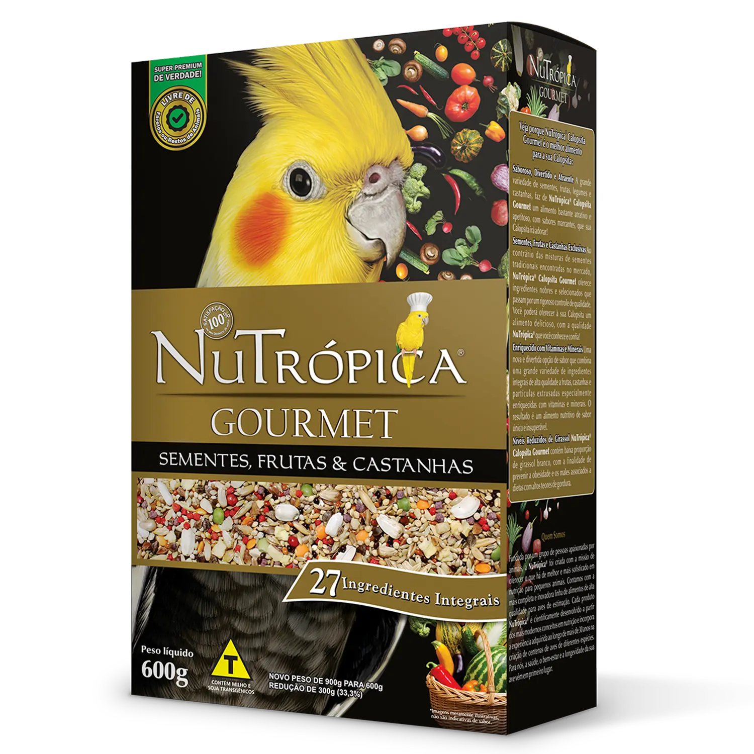 Ração Nutrópica Calopsita Gourmet