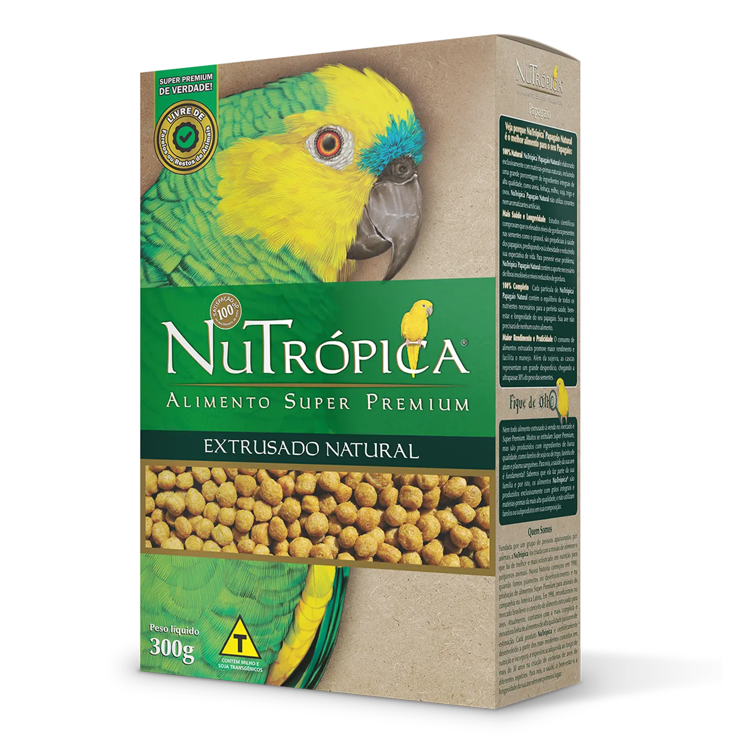 Racao-Nutropica-Papagaios-Extrusado-Natural-300g-foto-principal