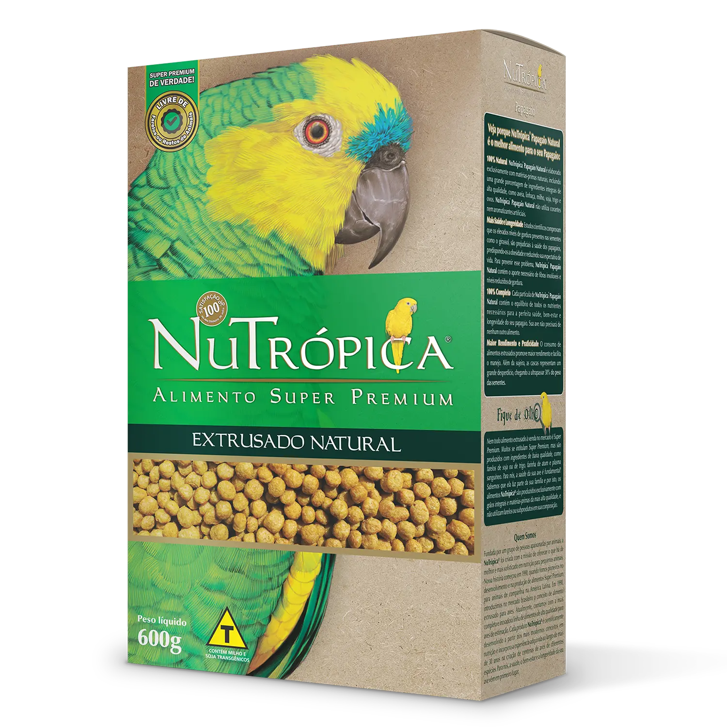 Racao-Nutropica-Papagaios-Extrusado-Natural-600g-foto-principal
