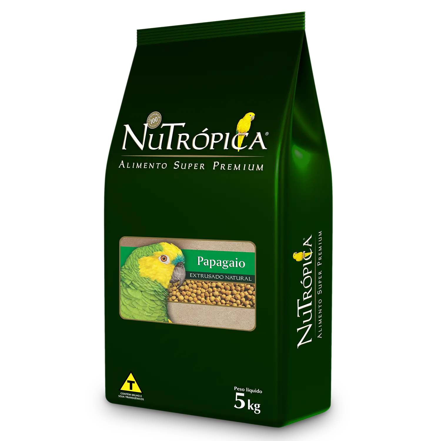 Ração Nutrópica Papagaios Extrusado Natural