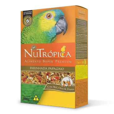 Farinhada-Nutropica-para-Papagaio-a-Base-de-Mel-Ovos-e-Frutas-300g-foto-principal