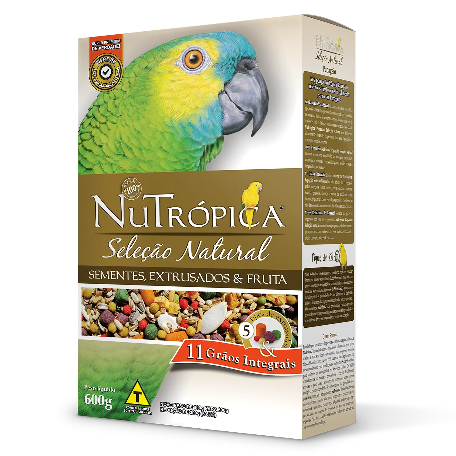Racao-Nutropica-Papagaio-Selecao-Natural-600g--foto-principal