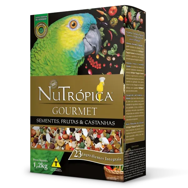 Ração Nutrópica Papagaio Gourmet 1,2kg