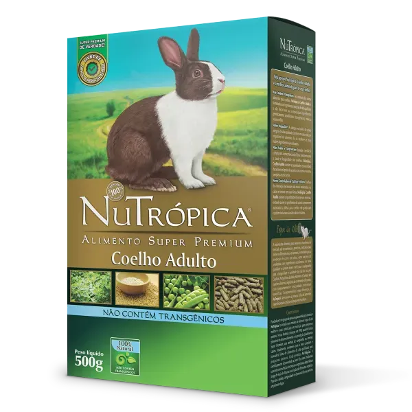 Ração Nutrópica para Coelho Adulto Super Premium 500 g