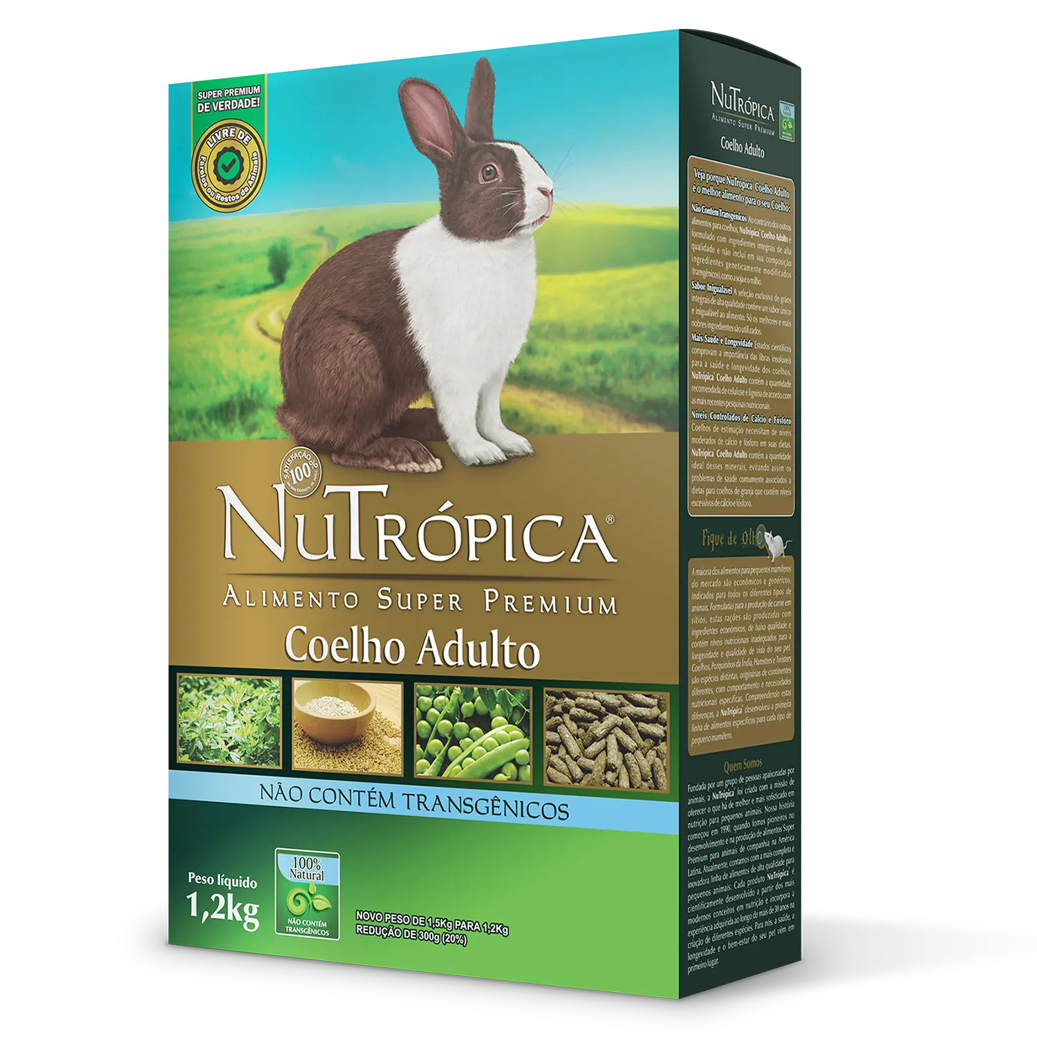 Ração Nutrópica para Coelho Adulto Super Premium