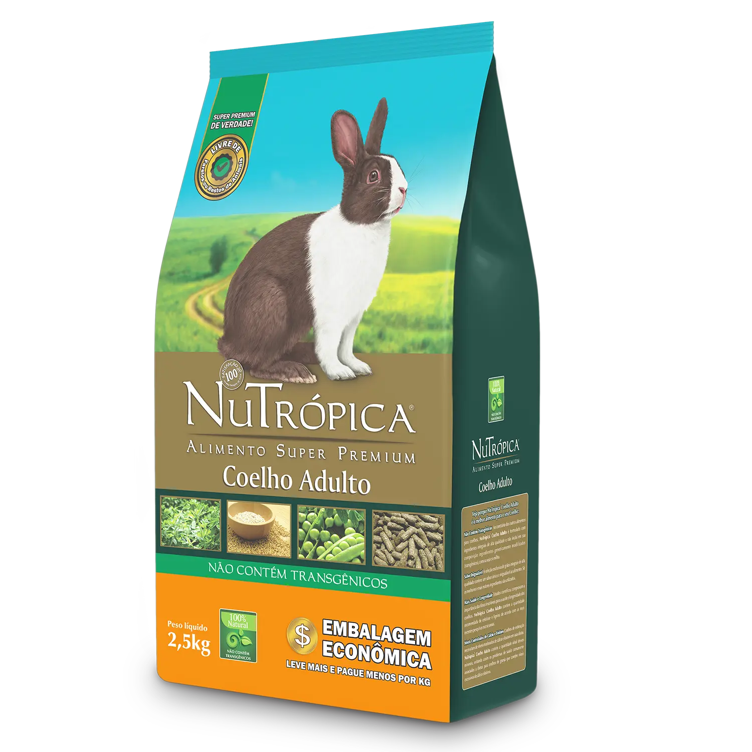Ração Nutrópica para Coelho Adulto Super Premium