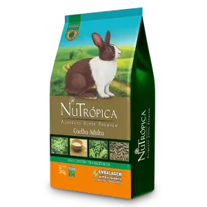 Ração Nutrópica para Coelho Adulto Super Premium