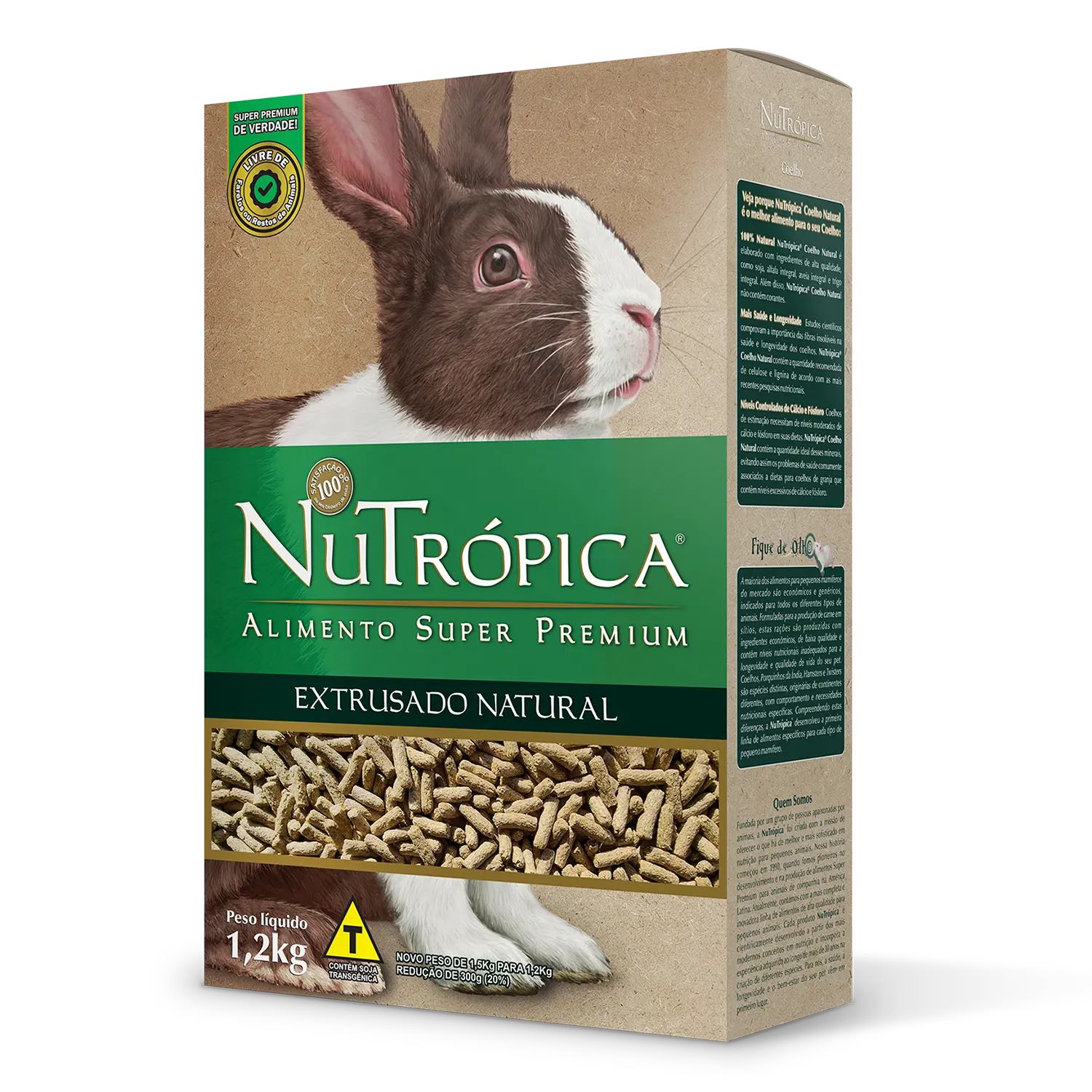Racao-Nutropica-Extrusada-Natural-para-Coelhos-Adultos-12KG-foto-principal