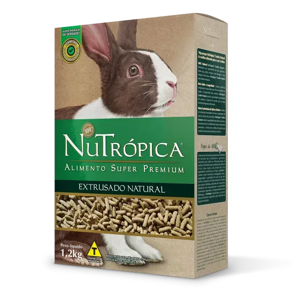 Ração Nutrópica Extrusada Natural para Coelhos Adultos 1,2 kg