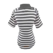 Blusa Listra com Manga Cinza Fábrica Pet