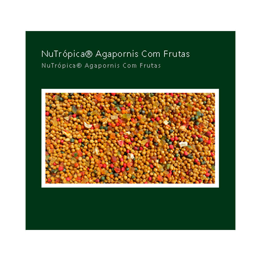 Ração Nutrópica para Agapornis com Frutas