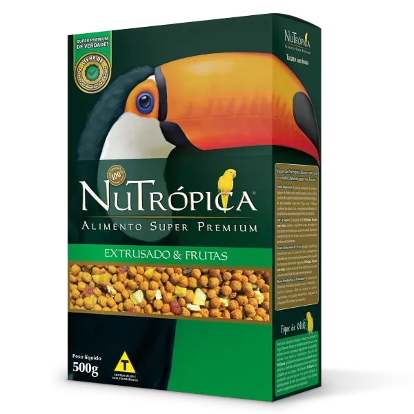 Ração para Tucano Super Premium Nutrópica 500 g