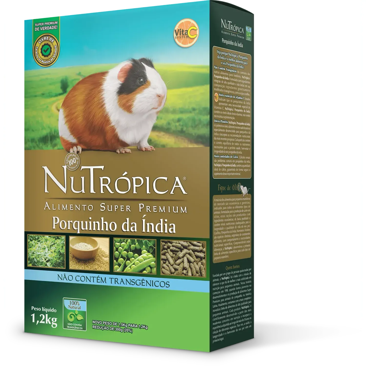 Racao-Nutropica-para-Porquinho-da-India-Super-Premium-12KG-foto-principal