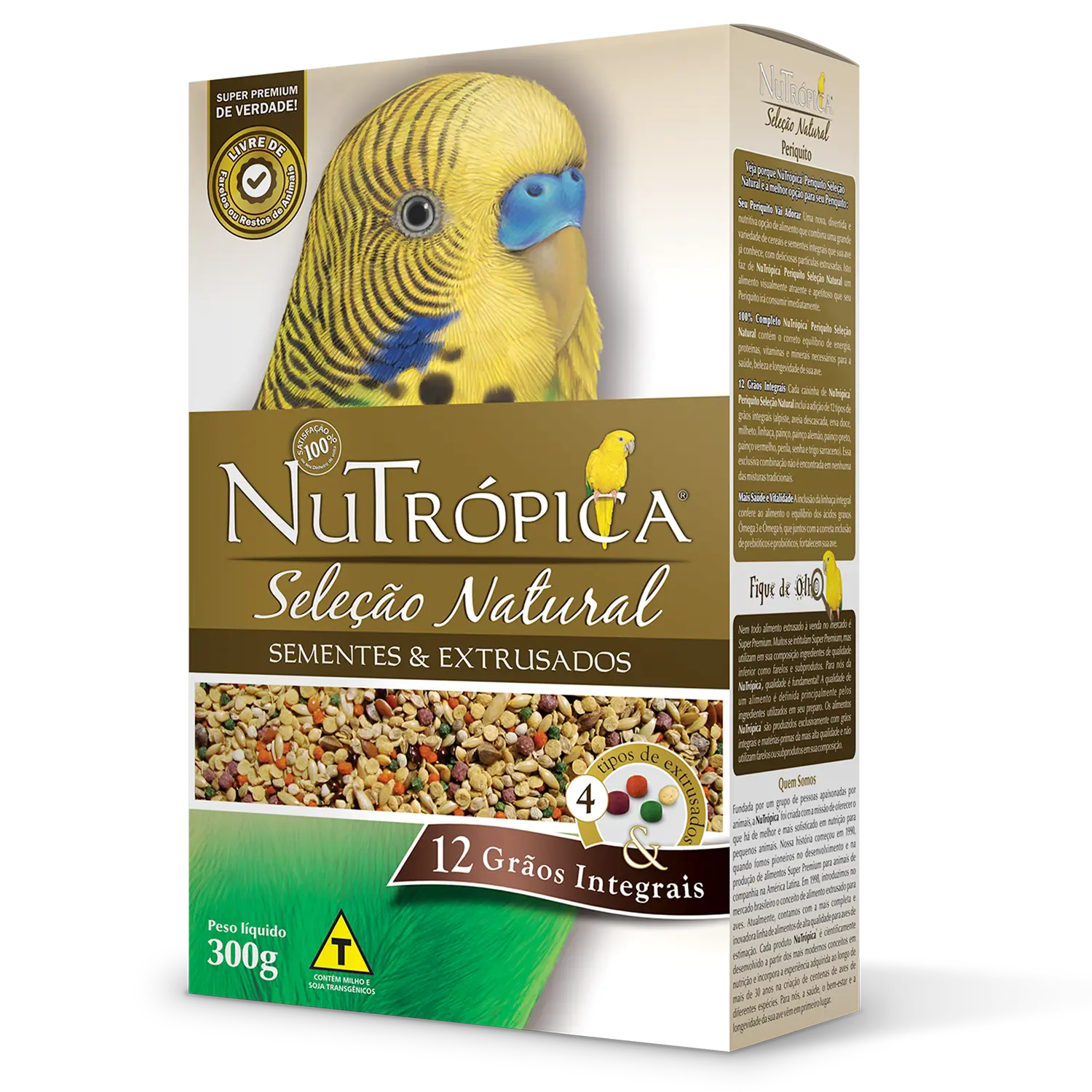 Racao-Nutropica-Selecao-Natural-Periquito-300g-foto-principal
